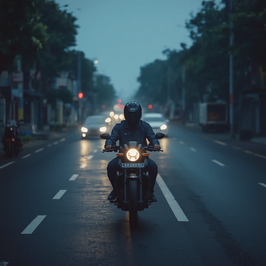 Ini Tips Berkendara Subuh Agar Mata Tetap Fokus di Jalan