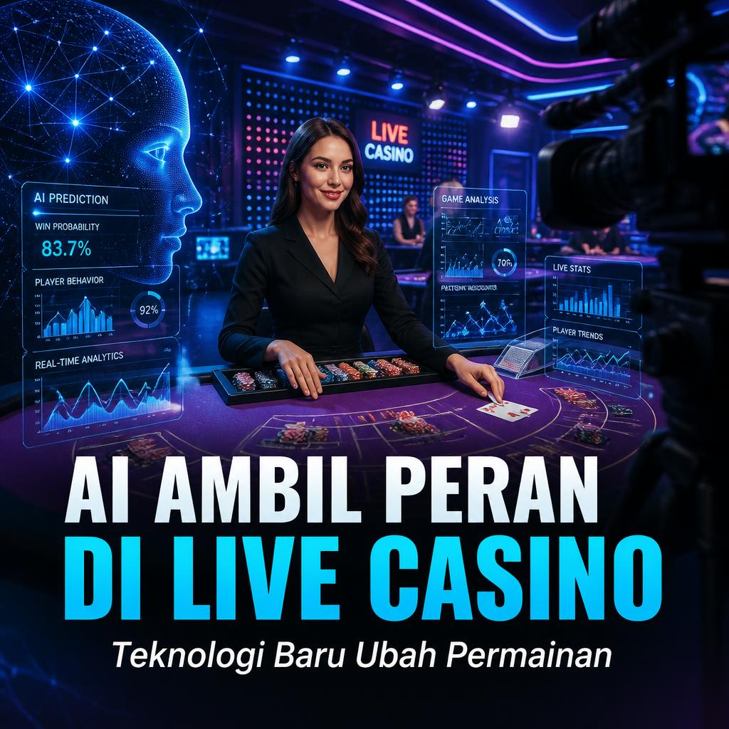 AI Ambil Peran di Live Casino, Teknologi Baru Ubah Permainan