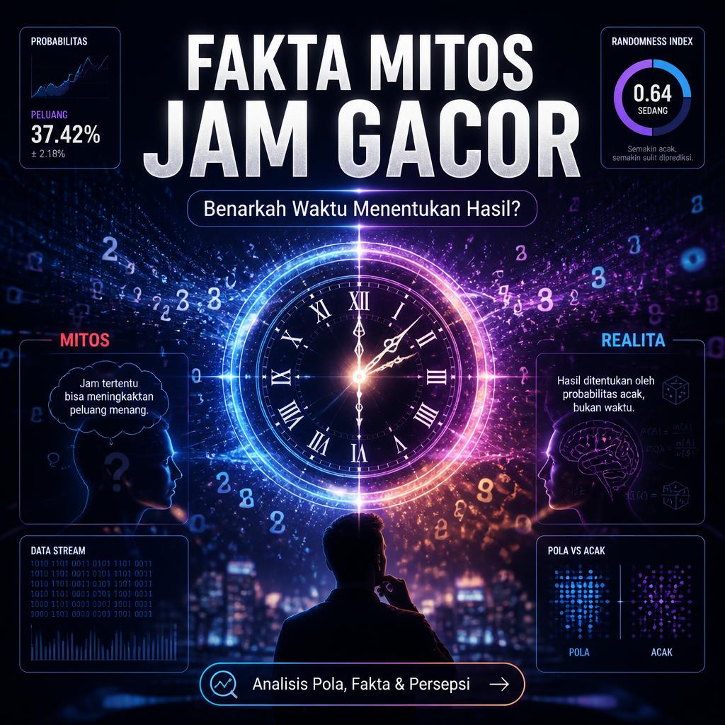 Fakta Mitos Togel Jam Tertentu Lebih Gacor yang Sering Dipercaya