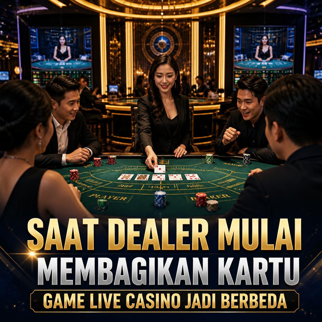 Saat Dealer Mulai Membagikan Kartu, Game Live Casino Jadi Berbeda