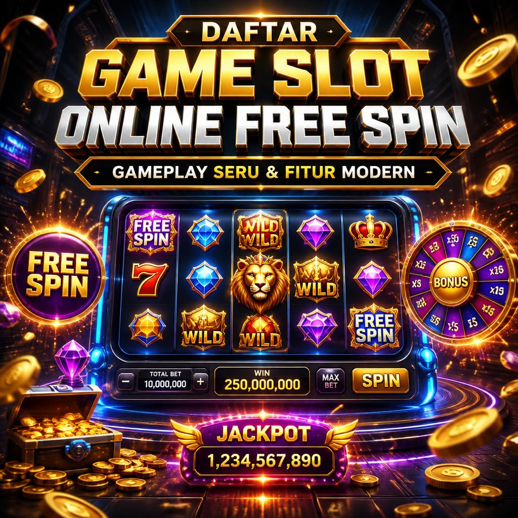 Daftar Game Slot Online Free Spin dengan Gameplay Seru dan Fitur Modern